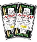 A-Tech 16GB (2x8GB) DDR4 2133 MHz SODIMM PC4-17000 (PC4-2133P